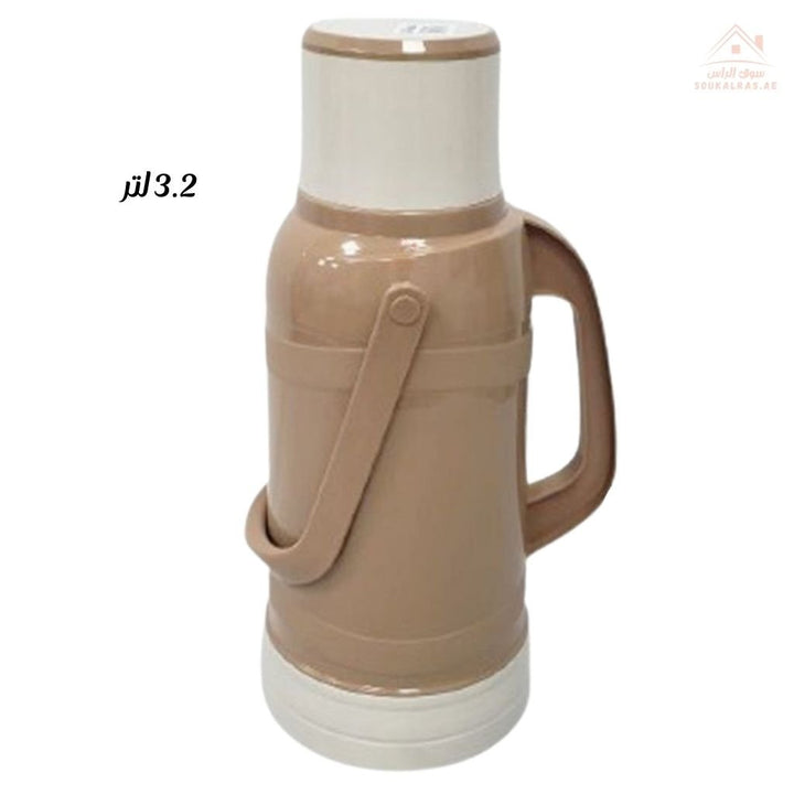 Venice 3.2L Water Jug with Handle | Insulated Drink Dispenser | High - quality durable plastic | Leak - proof lid with comfortable grip handle - Souk Al Ras