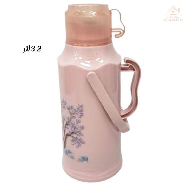 Venice 3.2L Water Jug with Handle | Insulated Drink Dispenser | High - quality durable plastic | Leak - proof lid with comfortable grip handle - Souk Al Ras