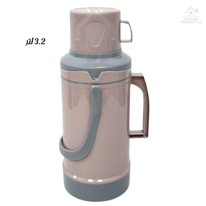 Venice 3.2L Water Jug with Handle | Insulated Drink Dispenser | High - quality durable plastic | Leak - proof lid with comfortable grip handle - Souk Al Ras