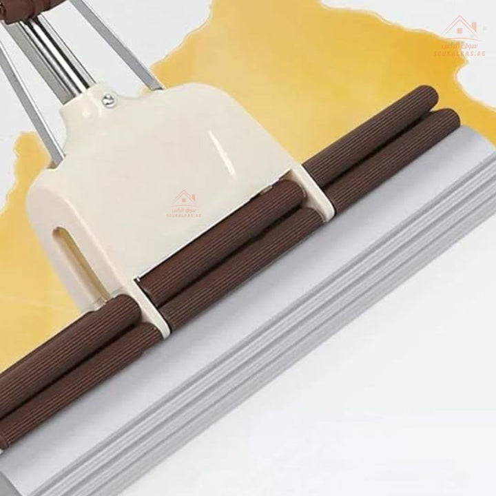 Venice 38CM Squeeze Mop | Durable Floor Cleaning Mop with Sponge Head | Easy - squeeze mechanism for hands - free wringing - Souk Al Ras