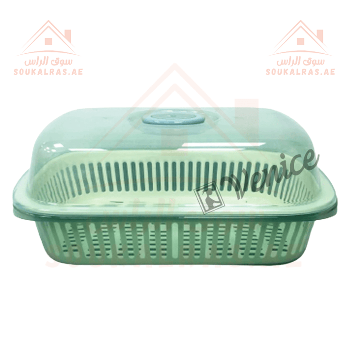 Venice 4.8L Bread Storage Basket with Lid | Premium Design | Multi - Purpose Use - Souk Al Ras