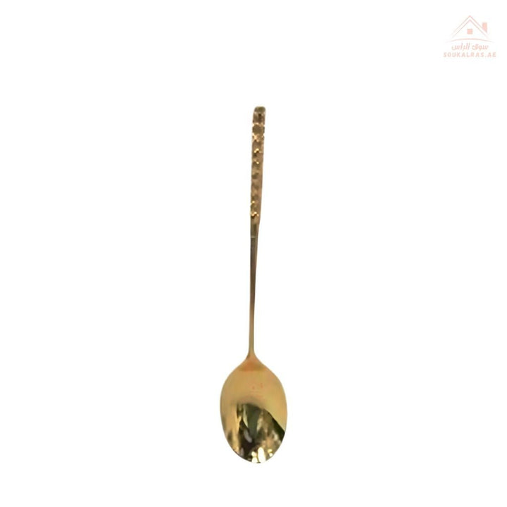 Venice 6PCS Gold Coffee Spoon Set | Elegant Design | Ideal for daily use and special gatherings - Souk Al Ras
