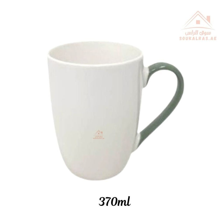 Venice Ceramic Mug 370ML | Mix Colors | Stylish & Durable Drinkware | Easy to clean and dishwasher safe - Souk Al Ras