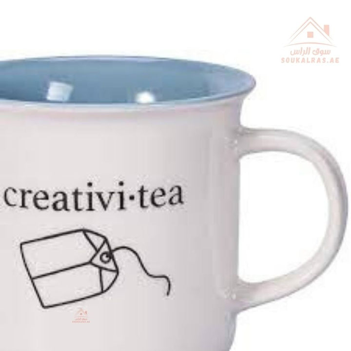 Venice Ceramic Mug 450ML | Stylish Coffee & Tea Cup | Mix Colors | Dishwasher safe and easy to clean - Souk Al Ras