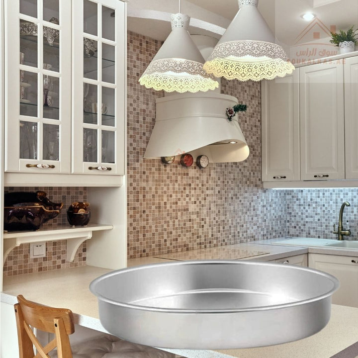 Venice Circular Baking Trays Set | Size 24 ,28, 30cm | Premium 3 - Piece Bakeware | Durable and Versatile - Souk Al Ras