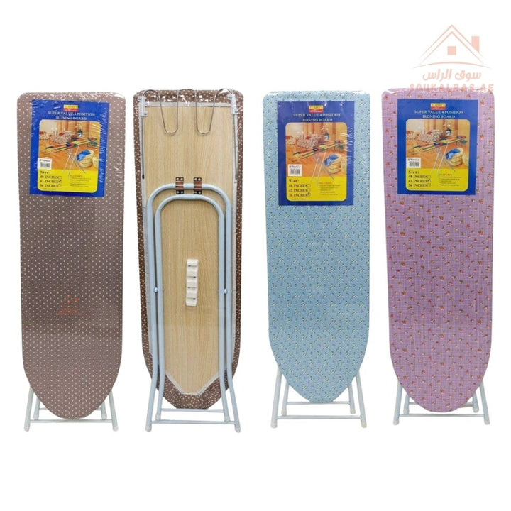 Venice Italy Ironing Board 106×30cm| Foldable & Adjustable | Sturdy Steel Frame - Souk Al Ras