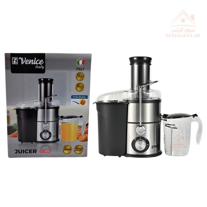 Venice Italy Juicer | 1200W Copper Motor | High Quality | 24 - Month Warranty - Souk Al Ras
