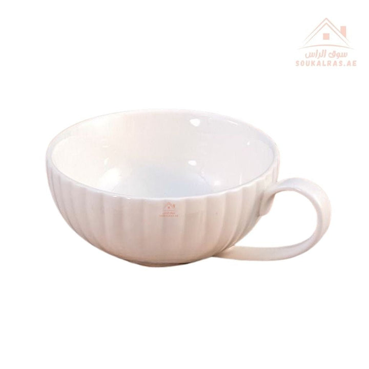 Venice Premium Ceramic Mug | Elegant Design | Durable & Comfortable Handle | Perfect for Coffee & Tea - Souk Al Ras