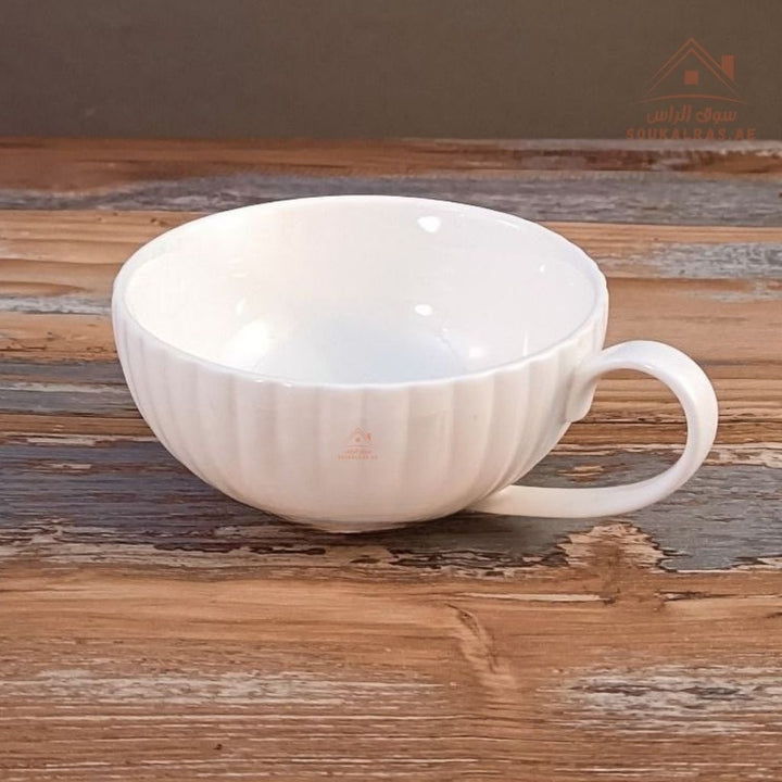 Venice Premium Ceramic Mug | Elegant Design | Durable & Comfortable Handle | Perfect for Coffee & Tea - Souk Al Ras