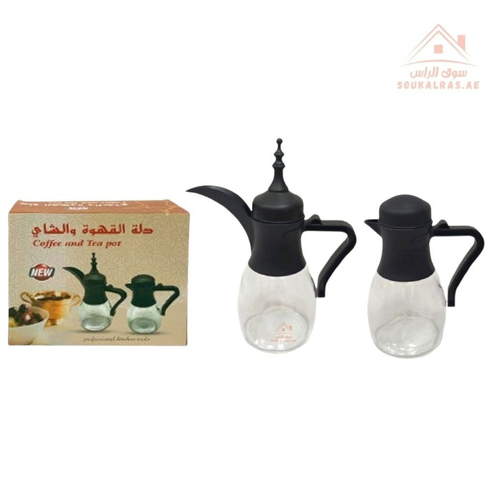 Venice Premium Coffee & Tea Pot Set | Traditional Arabic Design | Elegant Glass Pots for Serving Guests - Souk Al Ras
