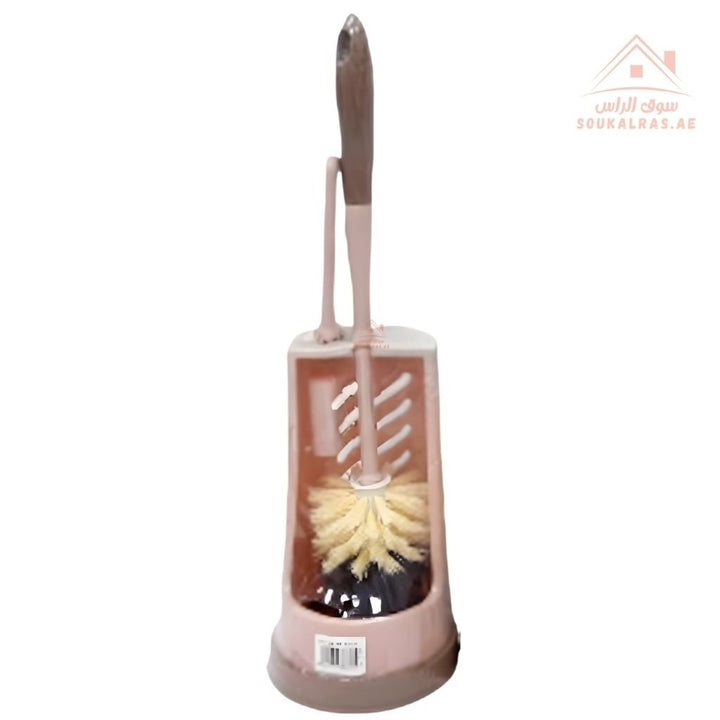 Venice Premium Toilet Brush with Holder – Deep Cleaning 360° Bristles | Hygienic Bathroom Cleaning Set | Assorted Colors - Souk Al Ras