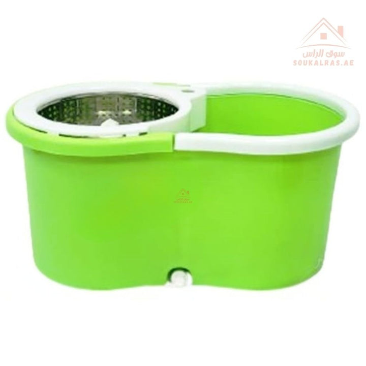 Venice Spin Mop Set with Bucket | 360° Rotating Cleaning System | Durable Stainless Steel Basket | Multi - Color Options - Souk Al Ras