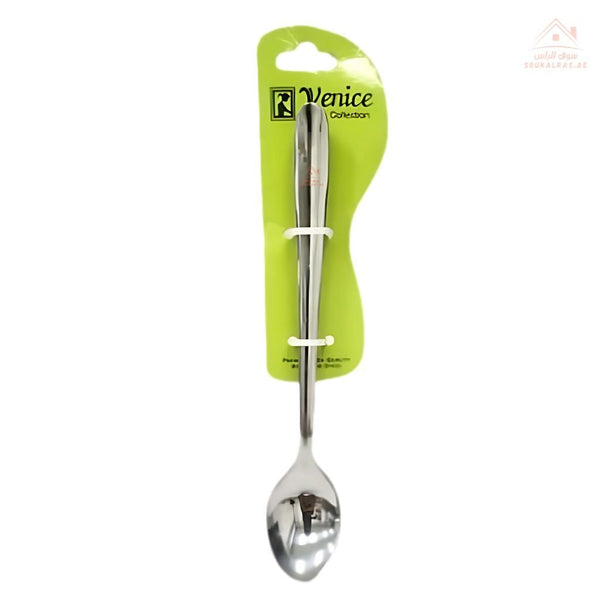 Venice Stainless Steel Long Handle Spoon – Set of 6 Pcs | Durable & Elegant Design | Made in India - Souk Al Ras