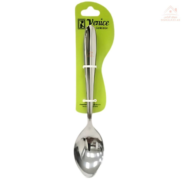 Venice Stainless Steel Table Spoon – Set of 6 Pcs | Durable & Elegant Design | Ideal for everyday meals and elegant dining | Made in India - Souk Al Ras