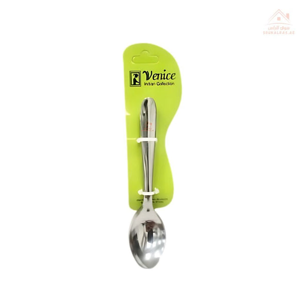 Venice Stainless Steel tea Spoons - Set of 6 Pcs | Elegant Handle |Ideal Use Everyday dining | Made in India - Souk Al Ras