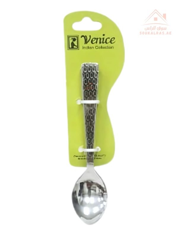 Venice Stainless Steel tea Spoons - Set of 6 Pcs | Premium Handle |Ideal Use Everyday dining | Made in India - Souk Al Ras