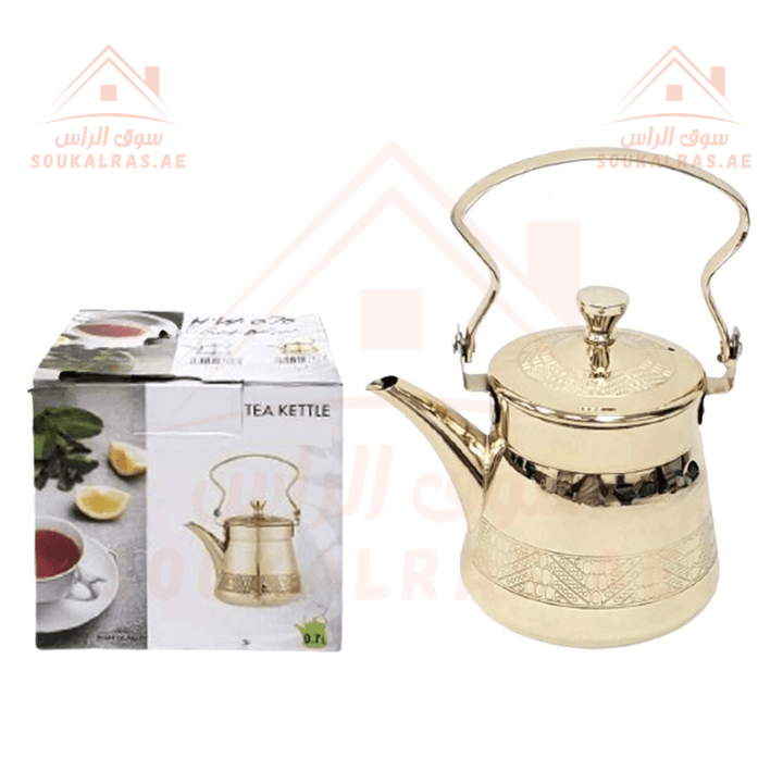 Venice Stainless Steel Teapot - 0.7L Capacity - Elegant and Durable - Souk Al RasTeapots & Coffee Servers