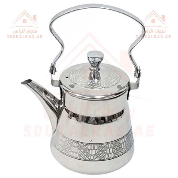 Venice Stainless Steel Teapot - 0.9L Capacity - Elegant and Durable - Souk Al RasTeapots & Coffee Servers