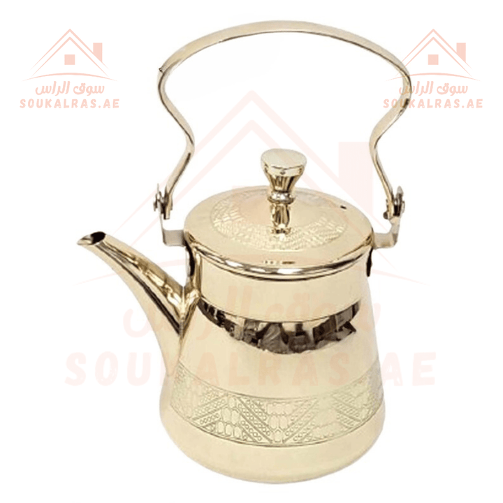 Venice Stainless Steel Teapot - 0.9L Capacity - Elegant and Durable - Souk Al RasTeapots & Coffee Servers