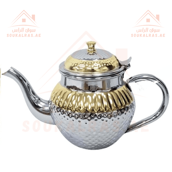 Venice Stainless Steel Teapot - 700ML Capacity - Elegant and Durable - Souk Al RasTeapots & Coffee Servers