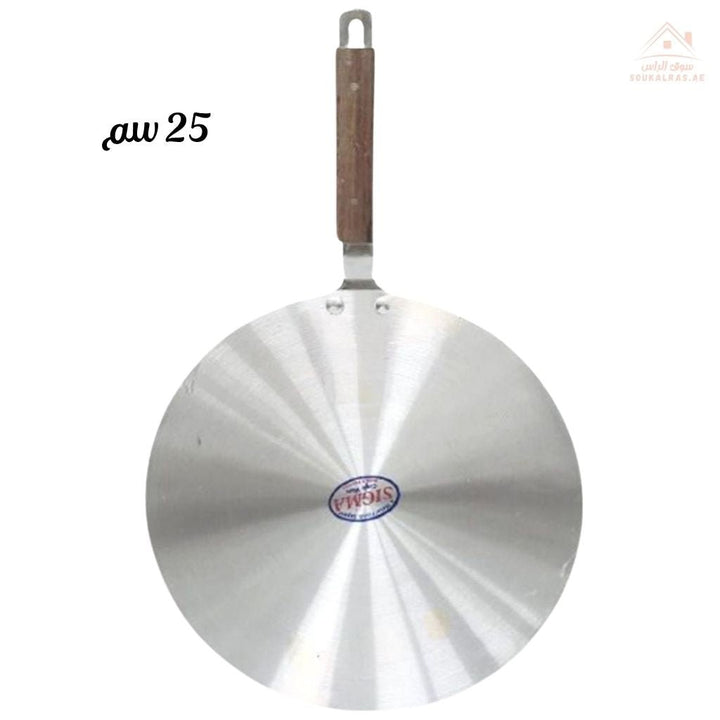 Venice Tawa 25cm | Heavy - Duty Flat Griddle with Wooden Handle | Suitable for roti, dosa, pancakes, chapati, and more - Souk Al Ras