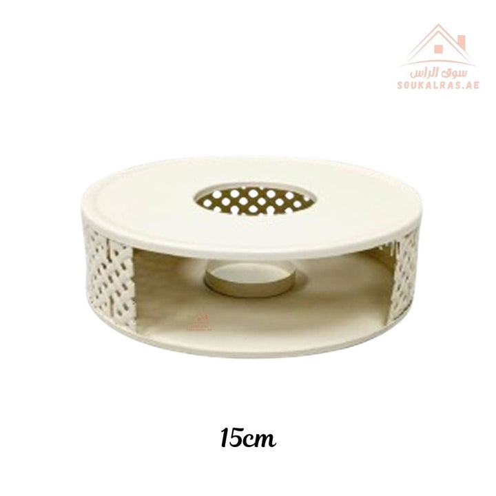 Venice Tea & Coffee Warmer Stand | 15CM Elegant Design | Perfect for homes, offices, and gatherings | mix colors - Souk Al Ras