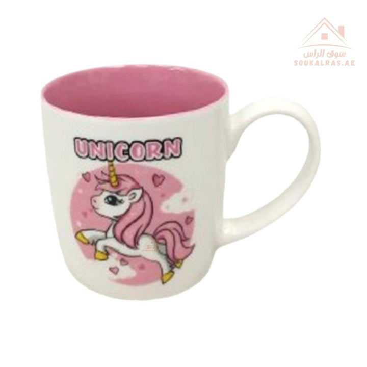Venice Unicorn Mug | 260ML Ceramic Cup | Cute Design | Mix Colors | Perfect for coffee, tea, or hot chocolate - Souk Al Ras