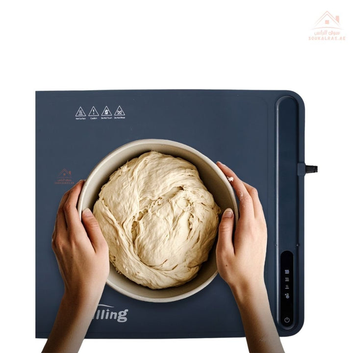 Villing Foldable Electric Food Warmer | 3 - Level Touch Control | Smart Heating Pad | 1 - Year Warranty - Souk Al Ras