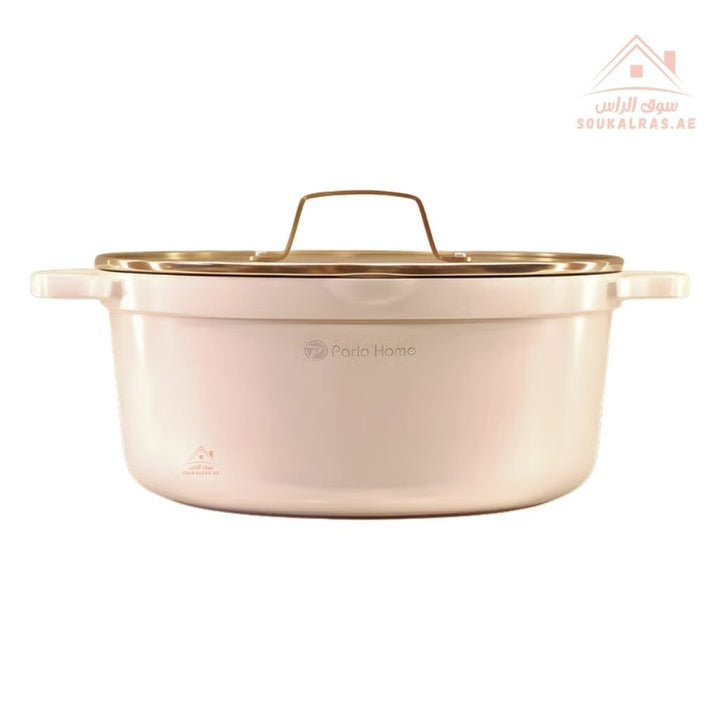Vista Series Crystal Ceramic 9 - Piece Cookware Set | 6 - Layer Coating | Premium Scratch & Heat Resistance | Induction Compatible - Souk Al Ras