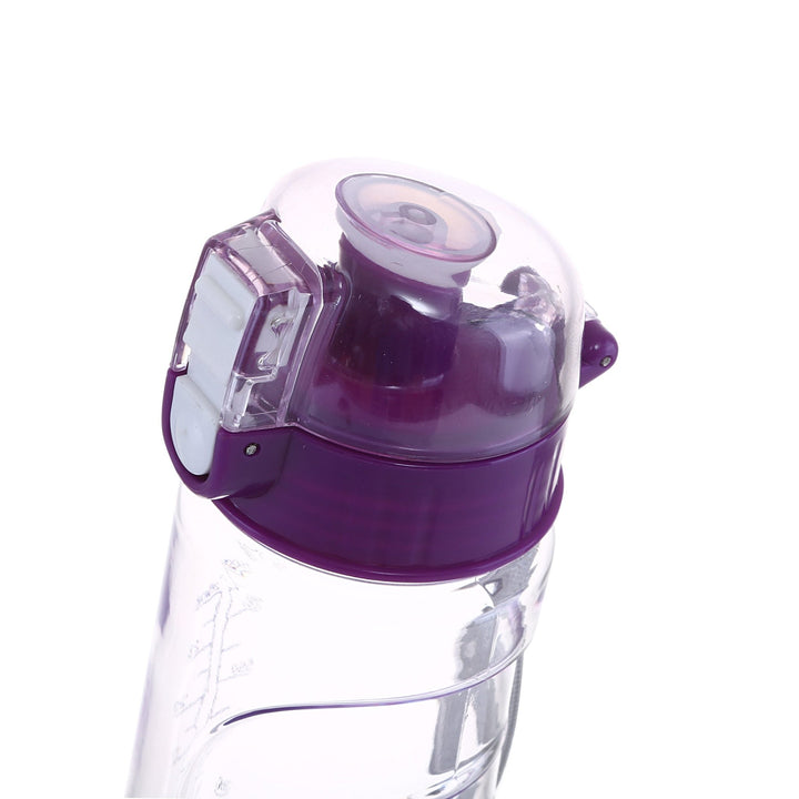 Water Bottle - Reusable Wide Mouth Bottle with Hanging Clip 650ml - Souk Al RasDrinkware