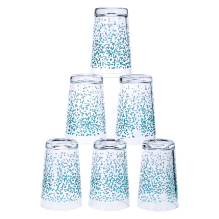 Water Jug with 4 Glass Tumblers 1.3L - Souk Al RasDrinkware