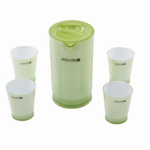 Water Jug With Glasses - BPA Free 2L Water Pitcher Jug With 4 Cups - Souk Al RasDrinkware