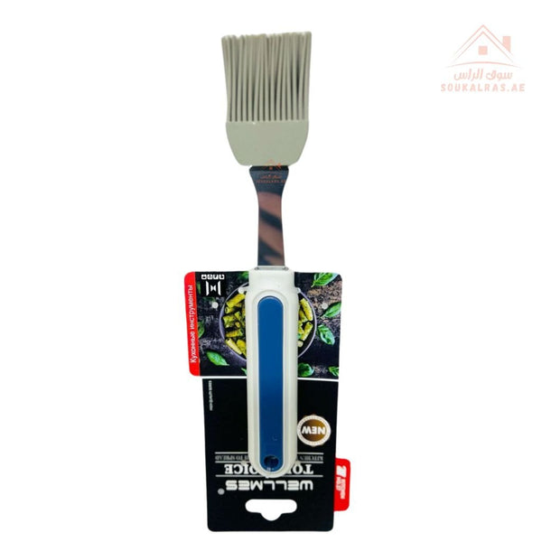 Wellmes Silicone Basting Brush with Stainless Steel Handle | Heat Resistant | Top Choice - Souk Al Ras