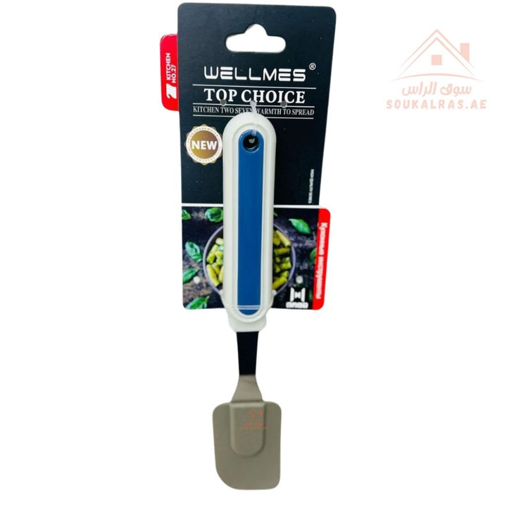 Wellmes Silicone Spatula with Stainless Steel Core | Heat - Resistant | Non - Stick Safe Tool - Souk Al Ras