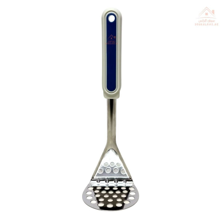 Wellmes Stainless Steel Potato Masher | Heavy - Duty with Comfortable Handle | Perfect for potatoes, vegetables, and baby food - Souk Al Ras