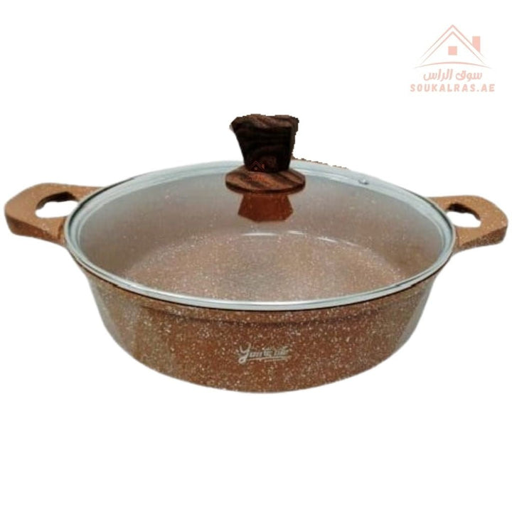 Yumelife 10 - Piece Granite Cookware Set |Premium Die - Cast Pots| Perfect for all types of recipes from soups and stews to frying and sautéing. - Souk Al Ras