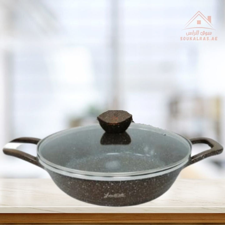 Yumelife 10 - Piece Granite Cookware Set |Premium Die - Cast Pots| Perfect for all types of recipes from soups and stews to frying and sautéing. - Souk Al Ras