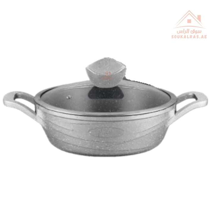 Yumelife 10 - Piece Granite Cookware Set |Premium Die - Cast Pots| Perfect for all types of recipes from soups and stews to frying and sautéing. - Souk Al Ras