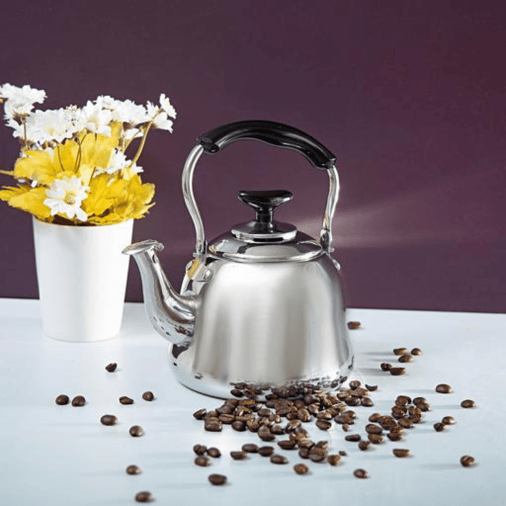 1 Liter Stainless Steel Whistling Kettle|High - quality - Souk Al RasCookware