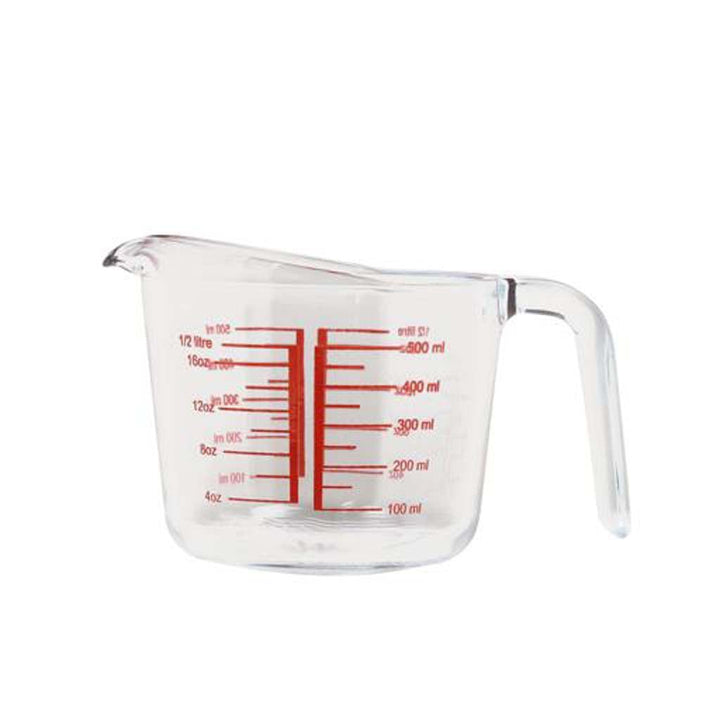 1 Litre Heat Resistant Measuring Glass Cup - Durable jug for liquids, oils, and baking. Easy to read markings. - Souk Al RasMeasuring Cups & Spoons