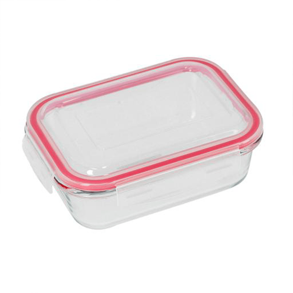 1000ml Glass Rectangle Airtight Container - Souk Al RasFood Storage Containers