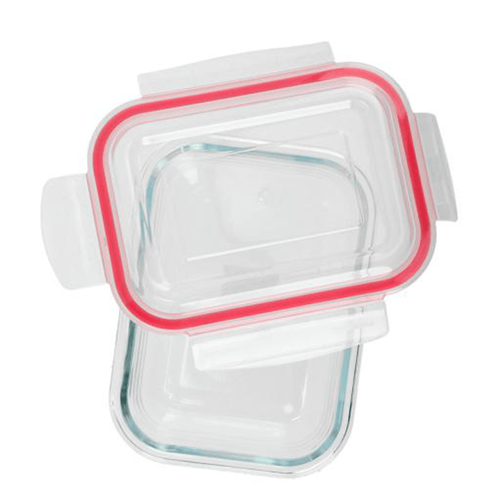 1000ml Glass Rectangle Airtight Container - Souk Al RasFood Storage Containers