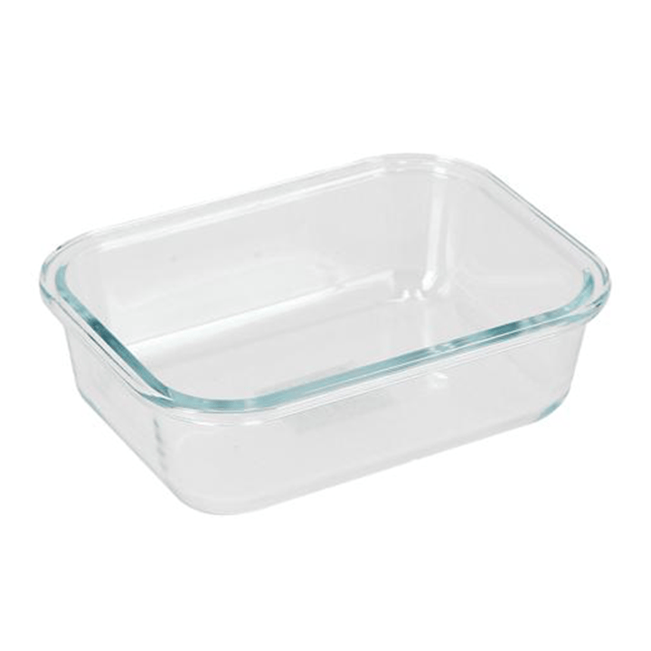 1000ml Glass Rectangle Airtight Container - Souk Al RasFood Storage Containers