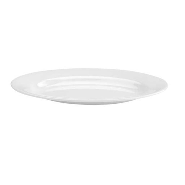 12 " Melamine Oval Tray, - Durable, Chip - Resistant, Ideal for Home & Restaurant. - Souk Al RasBowls