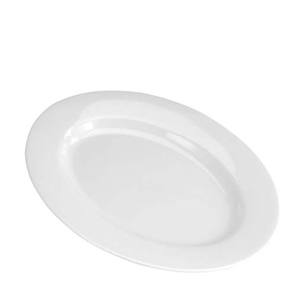 12 " Melamine Oval Tray, - Durable, Chip - Resistant, Ideal for Home & Restaurant. - Souk Al RasBowls