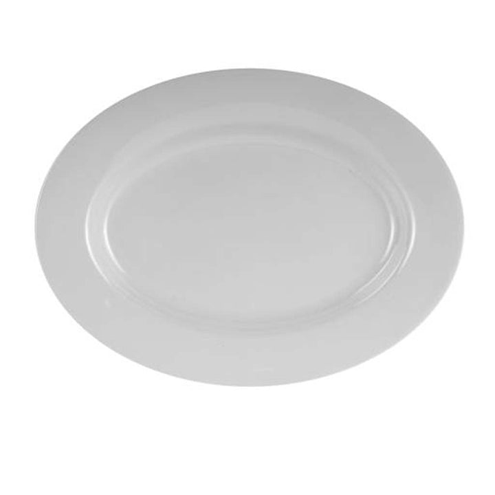 12 " Melamine Oval Tray, - Durable, Chip - Resistant, Ideal for Home & Restaurant. - Souk Al RasBowls