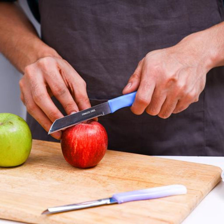 12Piece Steak Knife Set with Serrated Edges | Stainless Steel Fruit Knife Set with Razor Sharp Blades | Ultra - Sharp Cooking Knives | Perfect Kitchen Gift for Cooking Enthusiasts and Chefs - Souk Al RasKitchen Knives