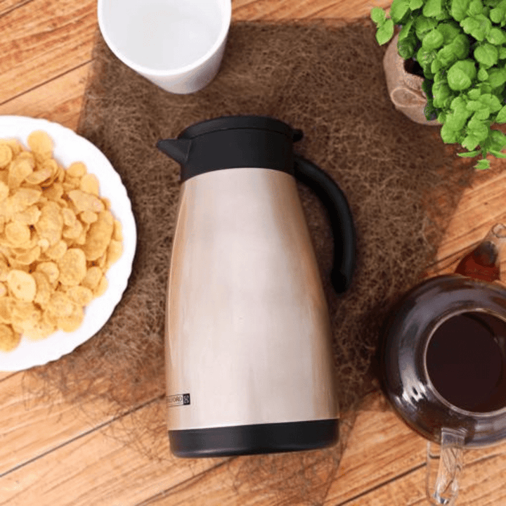 1.5 - Liter Portable Coffee Pot - Thermos with Insulated Heat Retention for Hot/Cold Beverages - Souk Al RasVacuum Flasks and Thermos