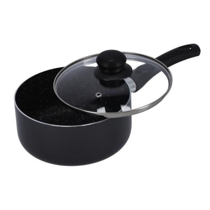 16CM Non - Stick Aluminium Saucepan with Lid - Souk Al RasCookware