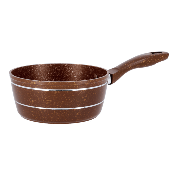 16CM Saucepan, Forged Aluminium & Durable Granite Coating with Handle - Souk Al RasCookware